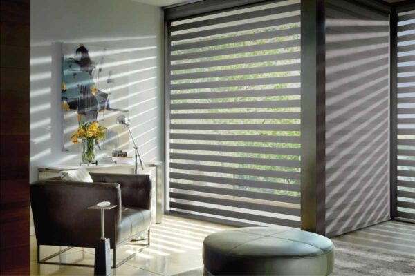 Hunter Douglas Designer Banded Shades near Natick, Massachusetts (MA)