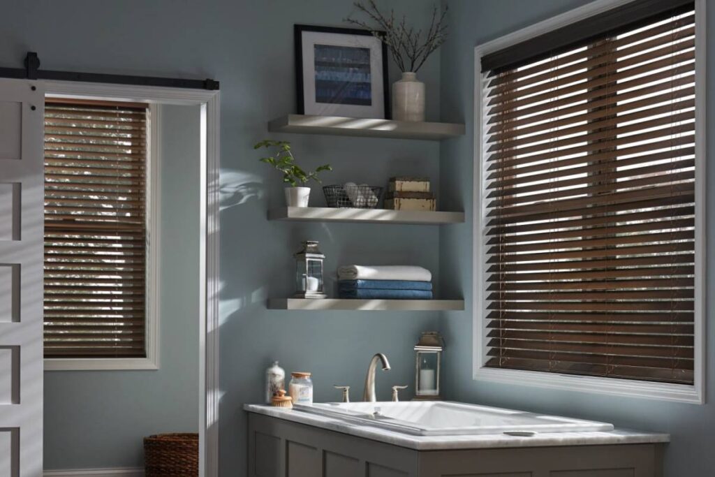 Alta Wood Blinds with Somfy® Automation near Natick, Massachusetts (MA)