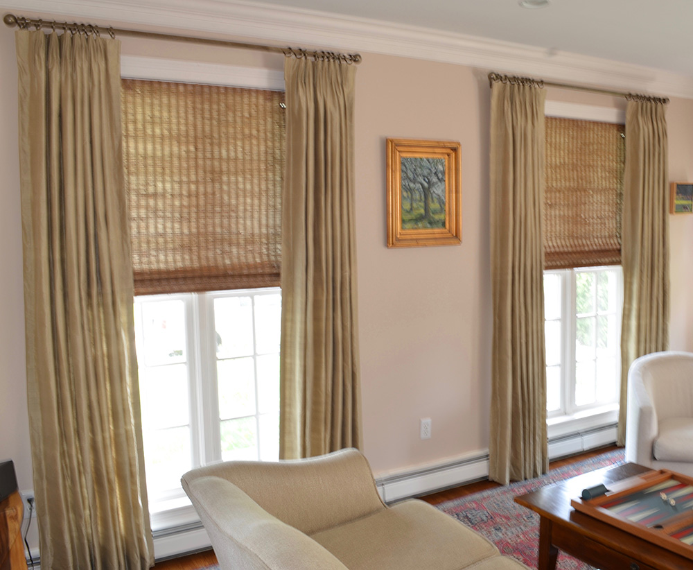 motorized blinds or shades.