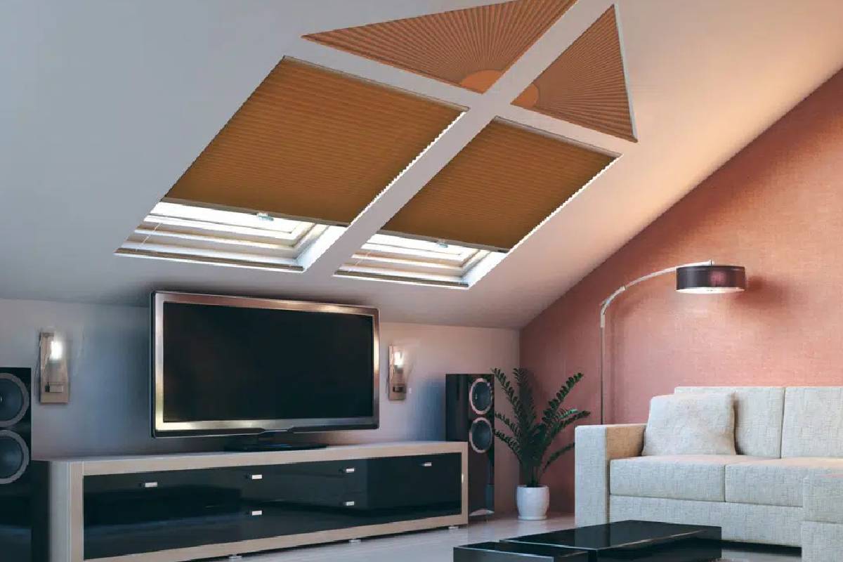 Norman Smartfit® Dual Shades with Frames on skylights near Natick, Massachusetts (MA)